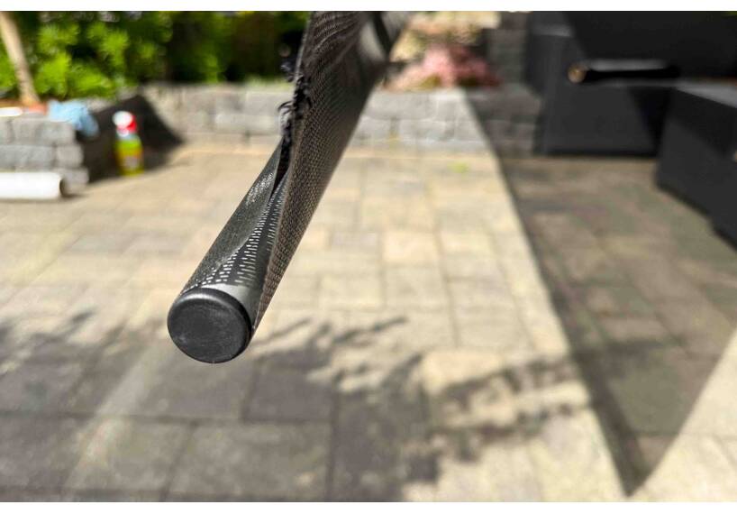 ESVO volant voor zonnescherm DeLuxe, hoogte 140 cm, inclusief alu verschuifbare zoomstok