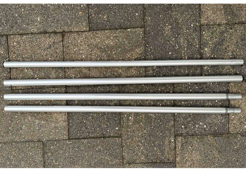 ESVO volant voor zonnescherm DeLuxe, hoogte 140 cm, inclusief alu verschuifbare zoomstok
