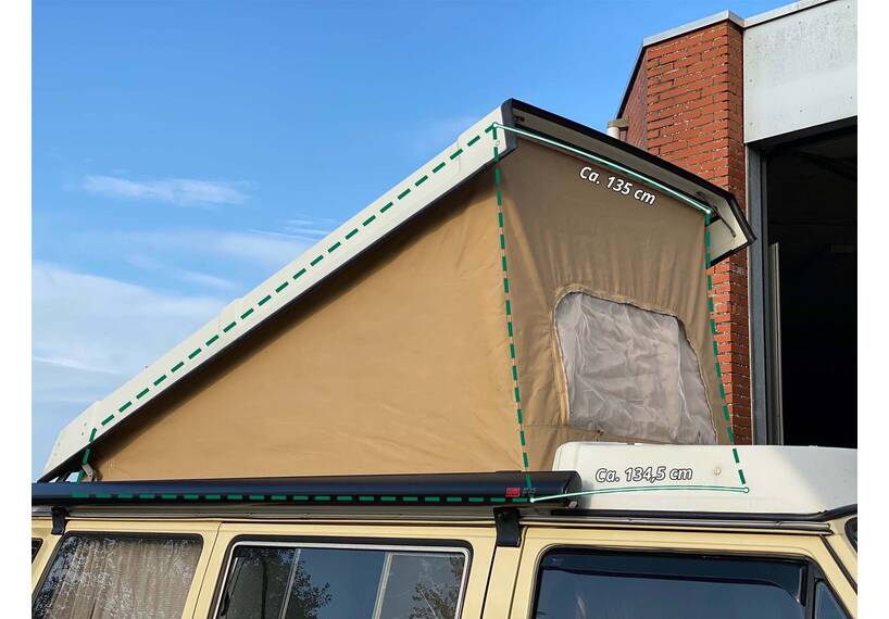 ESVO Hefdak voor Volkswagen T3 Westfalia, bouwjaar 1985 - 1992, 3 vensters - Amber