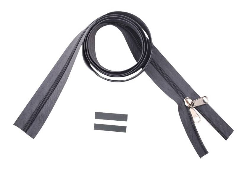 YKK rits 6 mm, niet deelbaar