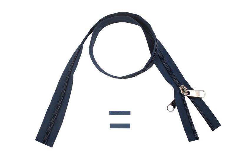 ESVO rits 10 mm niet-deelbaar, blauw