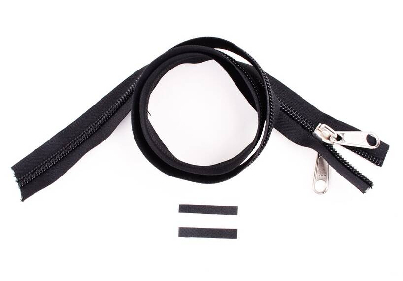 YKK rits 10 mm niet deelbaar zwart