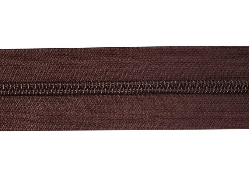 YKK zip-fastener 8 mm closed end two-way X-form brown