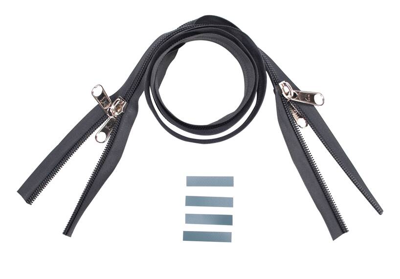 ESVO rits 10 mm 2-weg X-vorm niet deelbaar, grijs