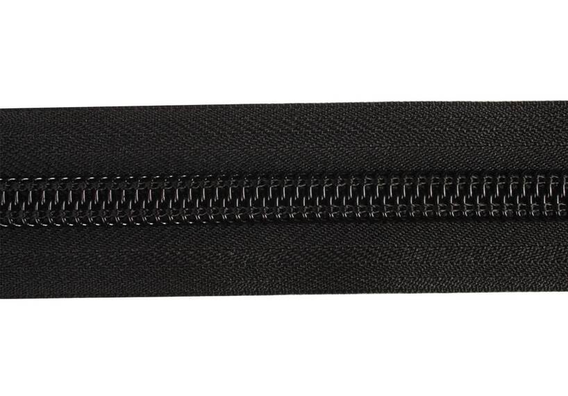 YKK zip-fastener 10 mm closed end two-way X-form black