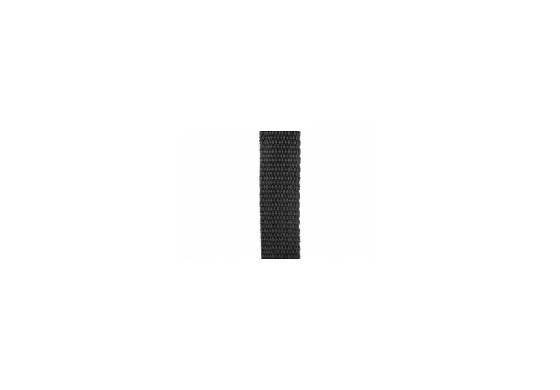 Tape for buckles, 25 mm PP black