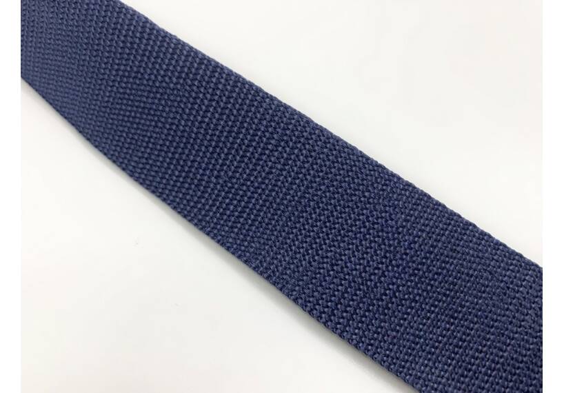 Schnalleband polyester, 40 mm, navy