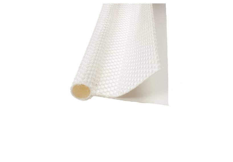 Caravanpees 8,5 mm met dubbele vlag, voortentpees, wit