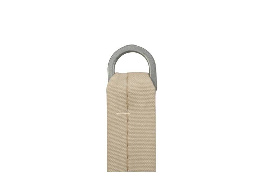 Schlaufenband, Zeltstoff, 200 Gr/M², Baumwolle 20 mm, beige
