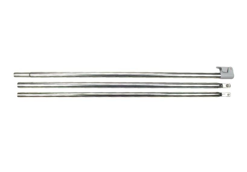 ESVO verstelbare stalen dakligger voortent 22/19 mm 160-225 cm, 3-delig met powergrip