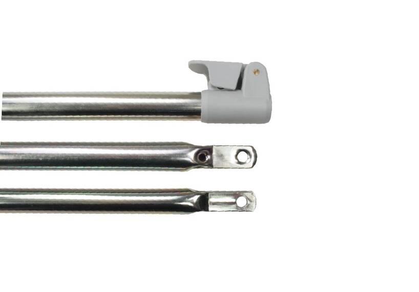 ESVO verstelbare stalen dakligger voortent 22/19 mm 160-225 cm, 3-delig met powergrip