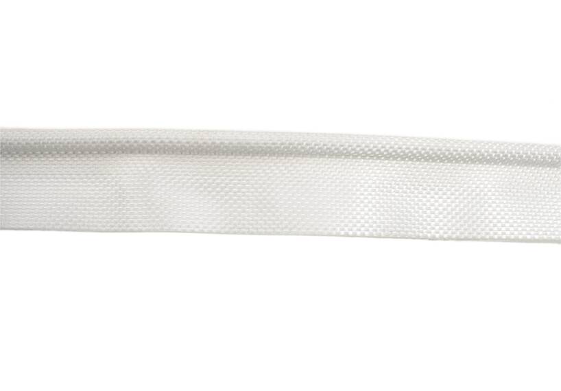 Caravanpees 8,5 mm met dubbele vlag, voortentpees, wit