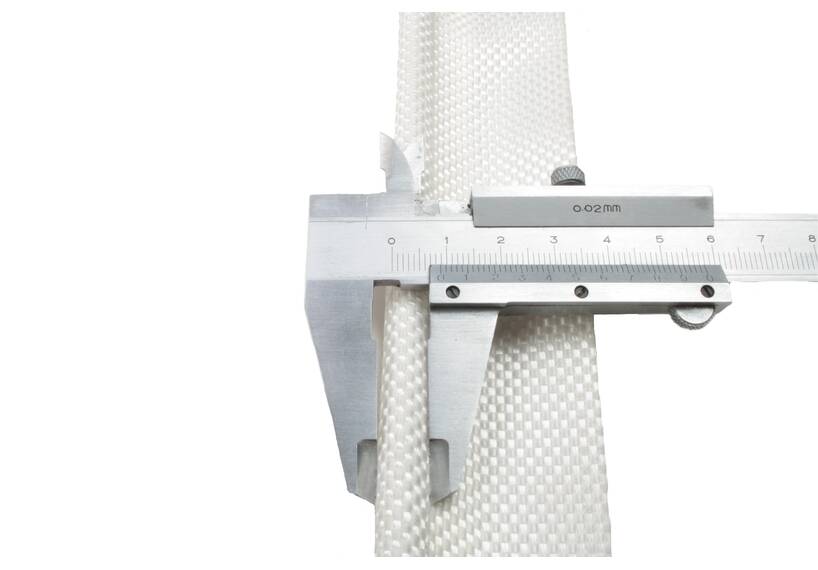 Caravanpees 8,5 mm met dubbele vlag, voortentpees, wit
