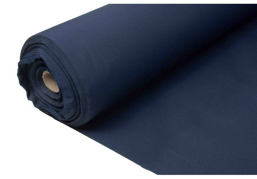 PolyPlus Outdoor, toile imperméable, tissu d'extérieur, 152 cm, navy COUPONS DE TISSU