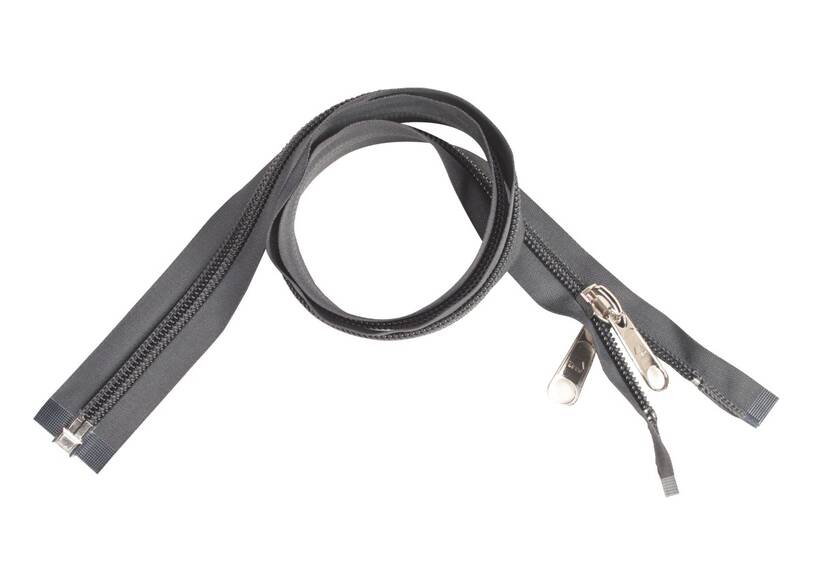 ESVO Reissverschlüss 10 mm teilbar, anthrazitgrau SONDERANGEBOT
