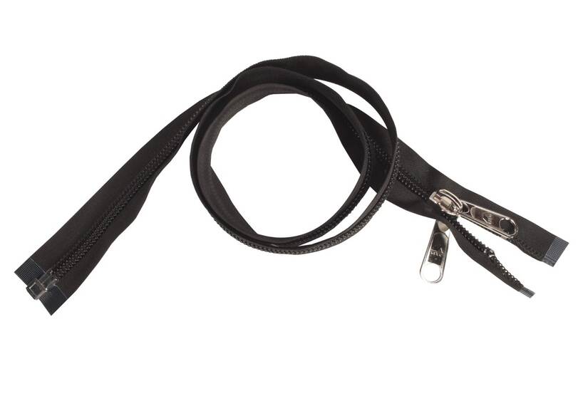 ESVO deelbare rits 10 mm, zwart, AANBIEDING