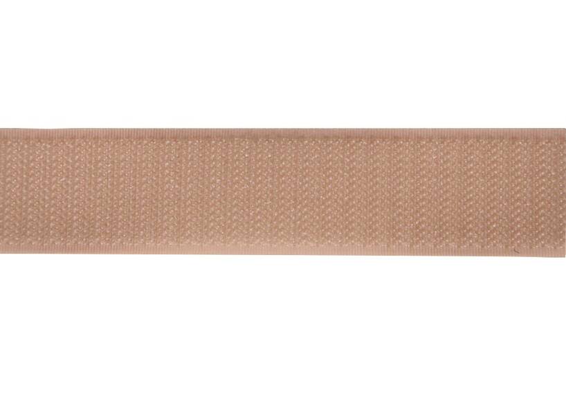 Velcro tape 20 mm beige, hard, hook
