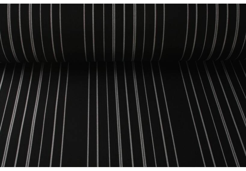 Sattler zonneschermdoek 295 grams 120 cm, zwart/zilver 407