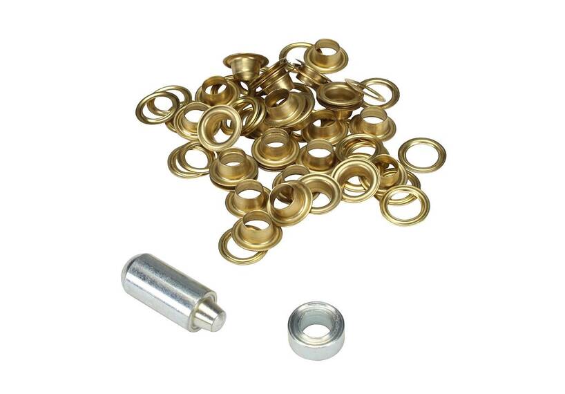 Set ESVO zeilringen 10 mm messing