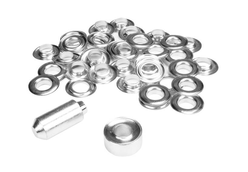Set ESVO zeilringen 12 mm vernikkeld