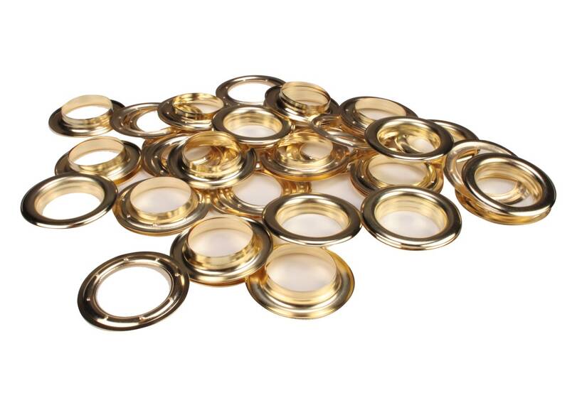 Set van 25 ESVO zeilringen Ø 40 mm messing