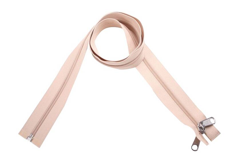 YKK rits 8 mm deelbaar beige