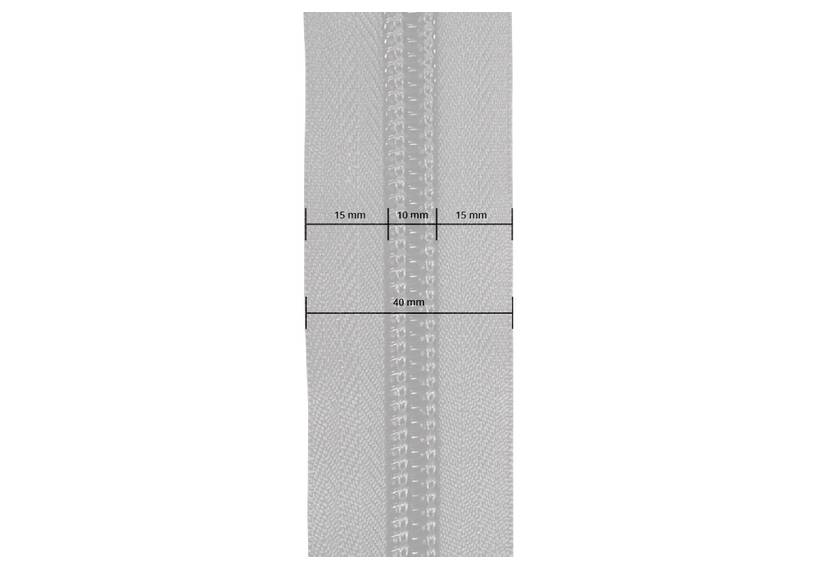 YKK rits 10 mm 2-weg niet deelbaar beige