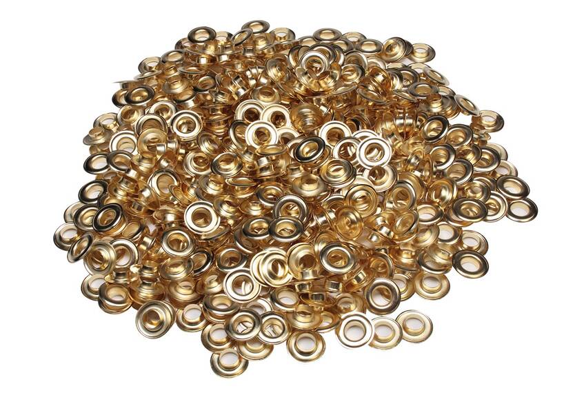 Set ESVO zeilringen Ø 12 mm messing, 500 stuks