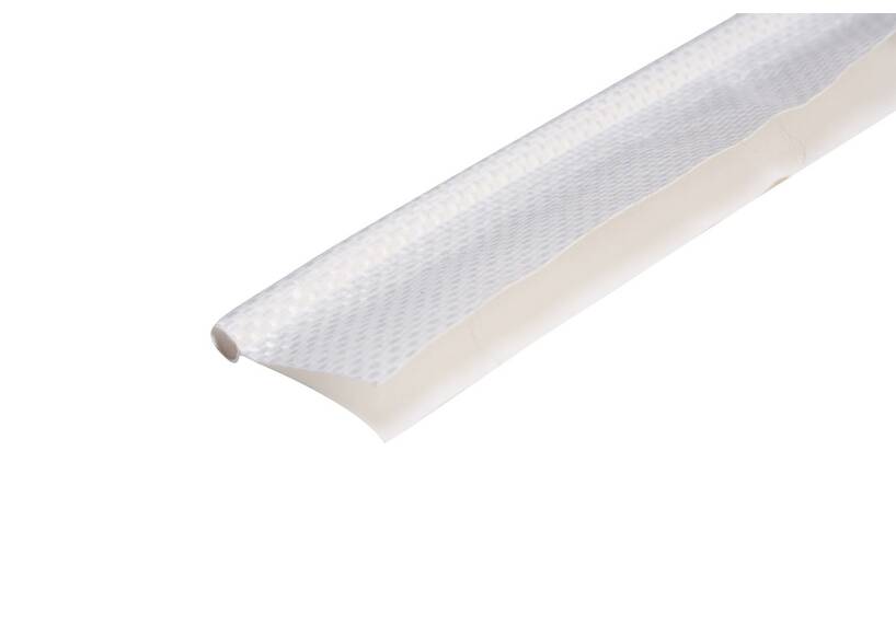 Voortentpees / Caravanpees 5 mm met dubbele vlag. Wit