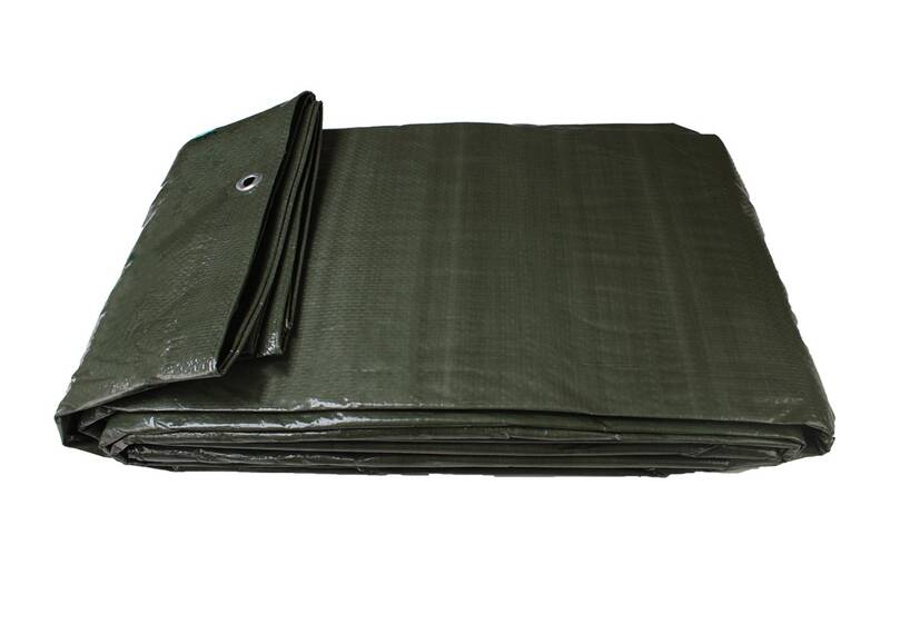 Tarpaulin sheet, waterproof cover, 1000x1200cm, green, economy