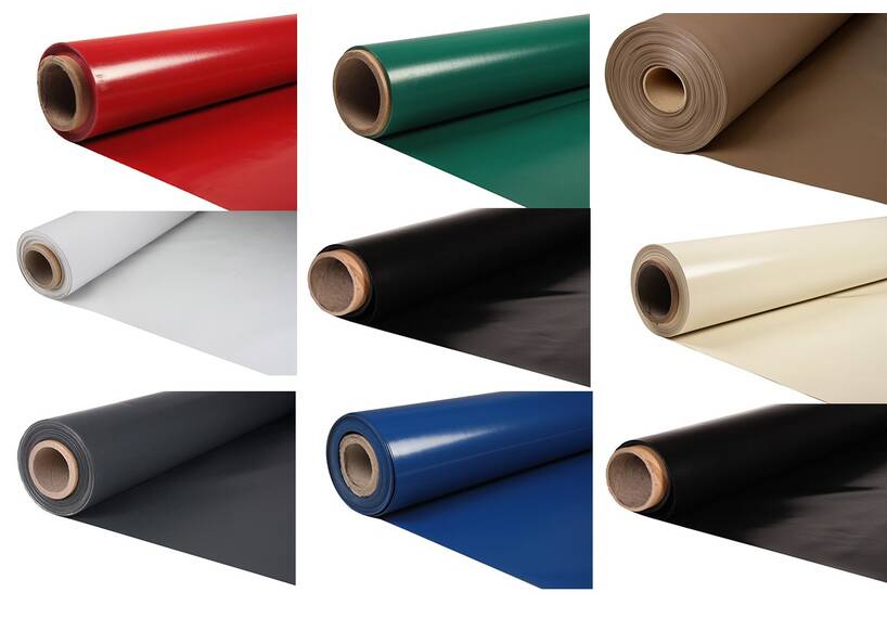 PVC & Bisonyl RESTSTUKKEN, assorti kleuren