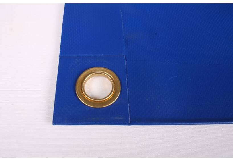 Dekzeil PVC 400 x 600 cm, blauw, kant en klaar