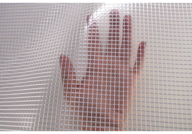 Transparent plastic 0.50 mm, 250 cm CLEARNET with netting