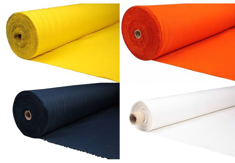 Vlaggendoek uit Titan Spun Polyester RESTSTUKKEN