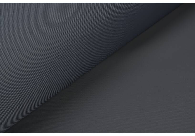 Polyester Stoff, flammhemmend, wasserdicht, UV-beständig, anthrazitgrau, 265 gr/m², 150 cm