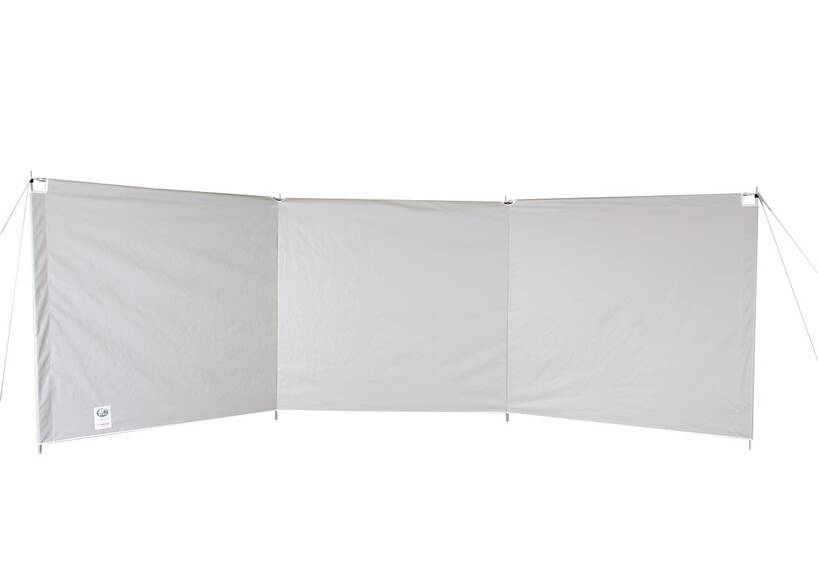 ESVO windbreak 3 panel with ridge poles